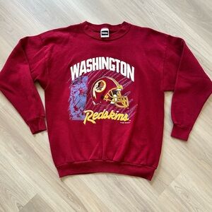 Vintage 90s Washington Redskins Crewneck Sweater 2XL